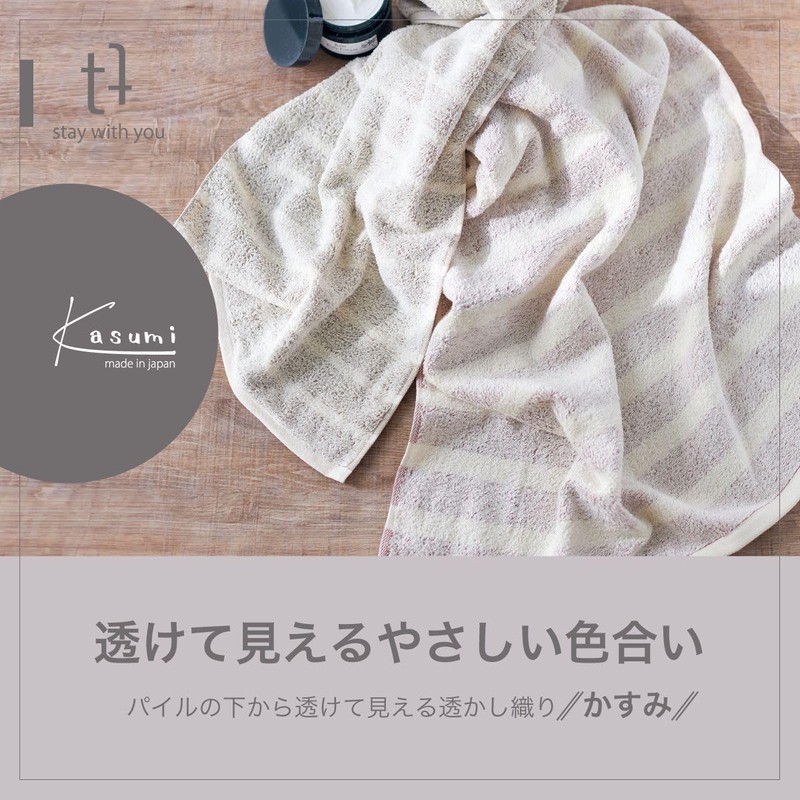Kasumi Face Towels, Set of 5, 220 Momme, Green