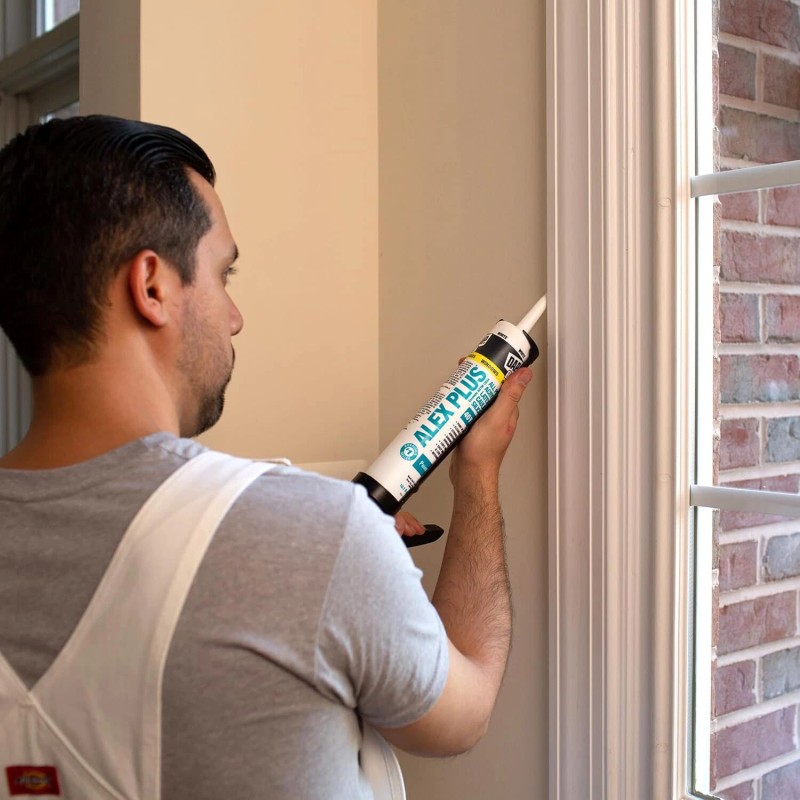 Dap 18152 10.1oz Alex Plus Acrylic Latex Caulk with Silicone,