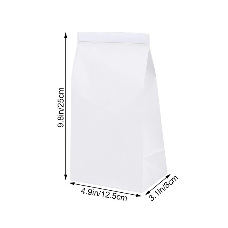 ARTIBETTER 25pcs Barf bags car vomit bags white throw up