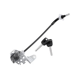 A ABSOPRO 1 Set Front Left Side Door Lock Cylinder Cable with 2 Keys for Honda Civic 4-Door 2006-2011 72185-SNA-A01 Item Replacement