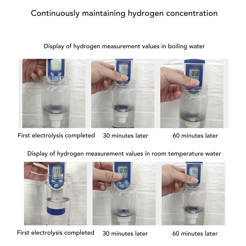 Hydrogen Water Generator, 410ML Hydrogen Production 1200-1400PB, Hydrogenated Water Bottle
