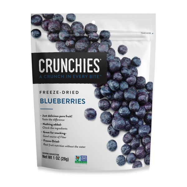 Crunchies Freeze-Dried Fruits, 100% All Natural Crispy Fruit, Non GMO