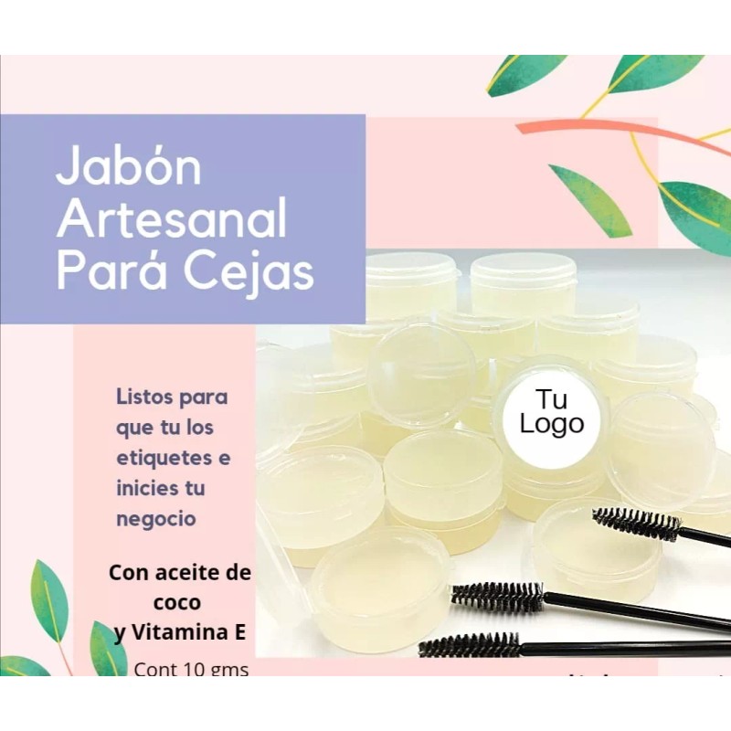 Helen Von Jabón Artesanal Para Cejas Efecto Planchado Natural