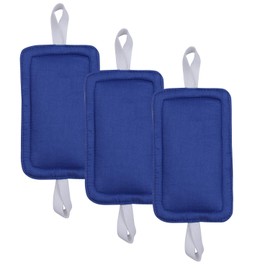 Door Silencer Door Jammer Door Closer Cushion Nursery Door Silencer Door Latch Cover 3 Pack for Noise Reducing Quiet Doors Baby Toddler Safety 3.25 x 5.5 Inch (New Royal Blue)