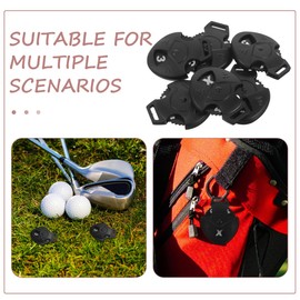 DOITOOL 6 Pack Rotating Golf Head Cover Number Tags, Rotating Labels