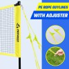 PATIASSY Badminton Set for Backyard Professional Badminton Net with 4