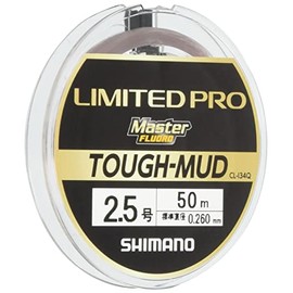 Shimano Line Limited Pro Master Floro TOUGH-MUD 166.4 ft (50 m) 4.0 Mad Gray Fishing Line