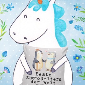 Mr. & Mrs. Panda 40 x 40 cm Cushion Great Grandparents Gift Decorative Cushion Gift Idea Grandma