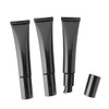 3PCS 40ML/1.3OZ Black Airless Pump Bottles Refillable Travel Cosmetic Tube
