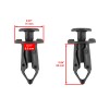 Caltric 100 Fender Rivet Clips w/ Tool for Polaris General