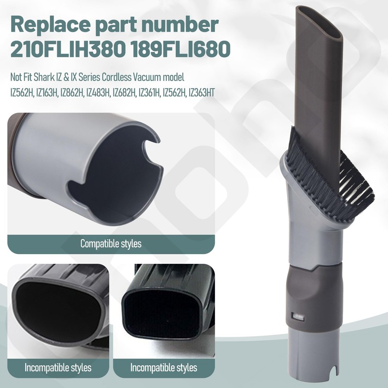 2-in-1 Duster Crevice Tool for Shark Rotator and Rocket HV300