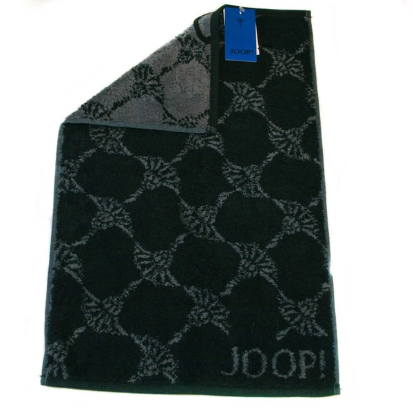Joop 1611 Guest Towels Set of 3 30 x 50 cm Colour 90 Black