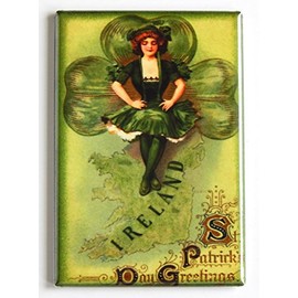 St. Patrick's Day Fridge Magnet (2.5 x 3.5 inches)
