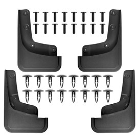 Wocch Mud Flaps for Ford Ranger 2024 2025 (Not Fit for Raptor Model) Front & Rear No Drill All Weather Mudflaps Splash Guards for Ranger Trucks