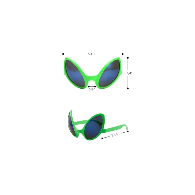 FancyPants FunTime Green Alien Glasses Eyes Close Encounters Sunglasses