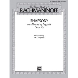 Rhapsody on a Theme by Paganini, Op. 43: The Piano works of Rachmaninoff, Belwin Edition