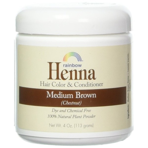 Rainbow Research Henna Hair Color and Conditioner, Persian Brown Chestnut, 4 Ounce (HEN40004)