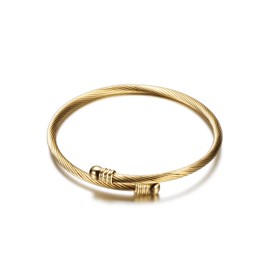 Clepsidra® Pulseras mujer de acero inoxidable. Brazalete ajustable de uso diario. Joyeria y Regalos para mujer ideal para cumpleaños, bodas, aniversarios. Accesorios para dama a la moda. Jewelry