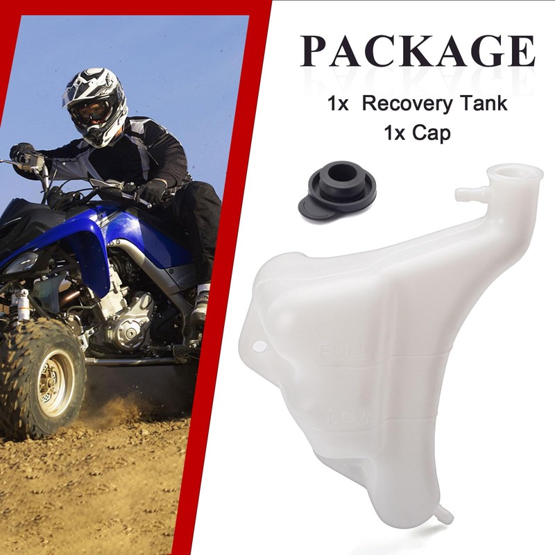 Overflow Coolant Recovery Tank & Cap for Yamaha Grizzly 660