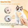 Pack of 2 Self-Cleaning Pet Brush, Dog Comb & Cat