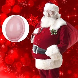 1 PCS Christmas Santa Big Belly Santa Claus Belly Fake Belly Inflatable Belly Fake Pregnancy Belly Cosplay Belly Claus Belly for Christmas Belly Stuffer Fat Suit Padding Cosplay