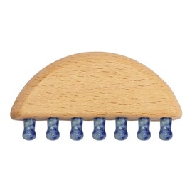 Fengshuibringluck Hair Comb, Jade Scalp Gua Sha Hair Brush Massage Tools, Scalp Massager, Facial Massage, Relieve Head Pain and Anxiety