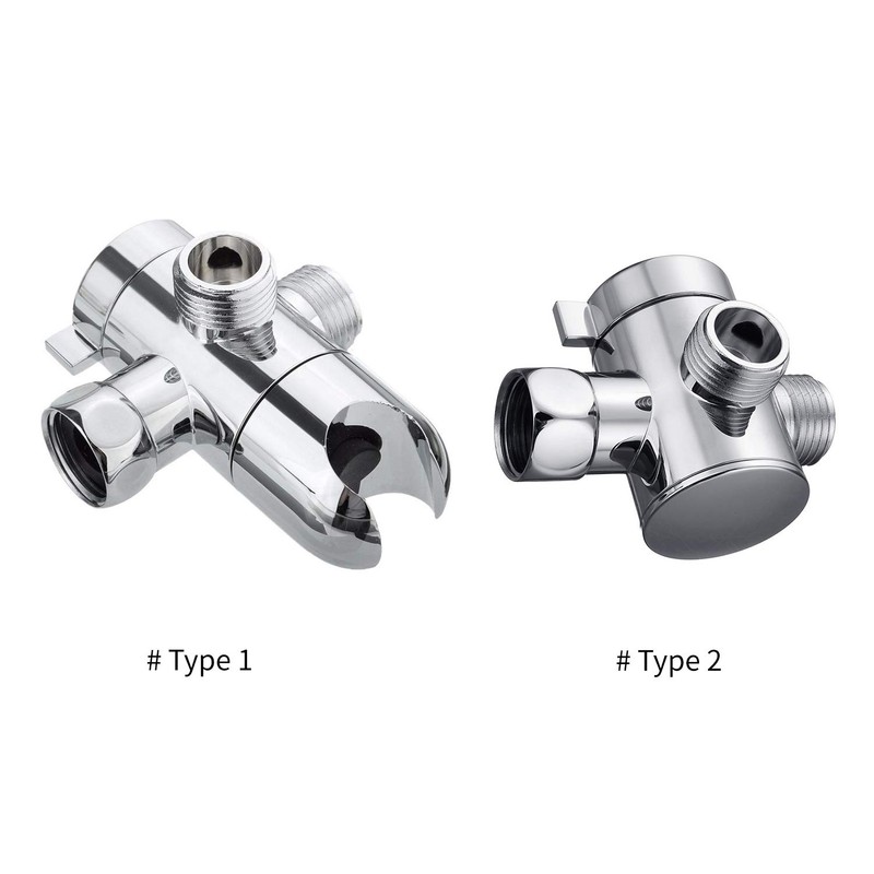 3-Way Shower Diverter Valve, 3-Way Shower Diverter Valve Mount G1/2