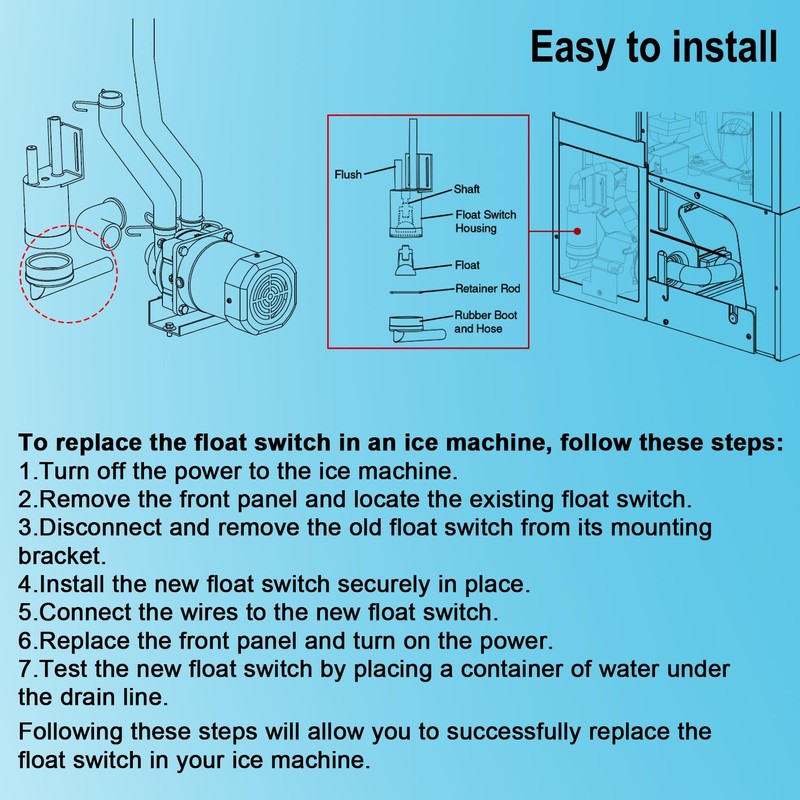 yourour Replacement for Hoshizaki 426799-01 Float Switch Connector