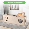 Cat Tunnel for Indoor Cats, DIY Transformable Cat Hideaway Cave,
