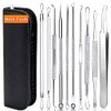 AIBEE Pimple Popper Tool Kit,10PCS Blackhead Remover Comedone Extractor Tools