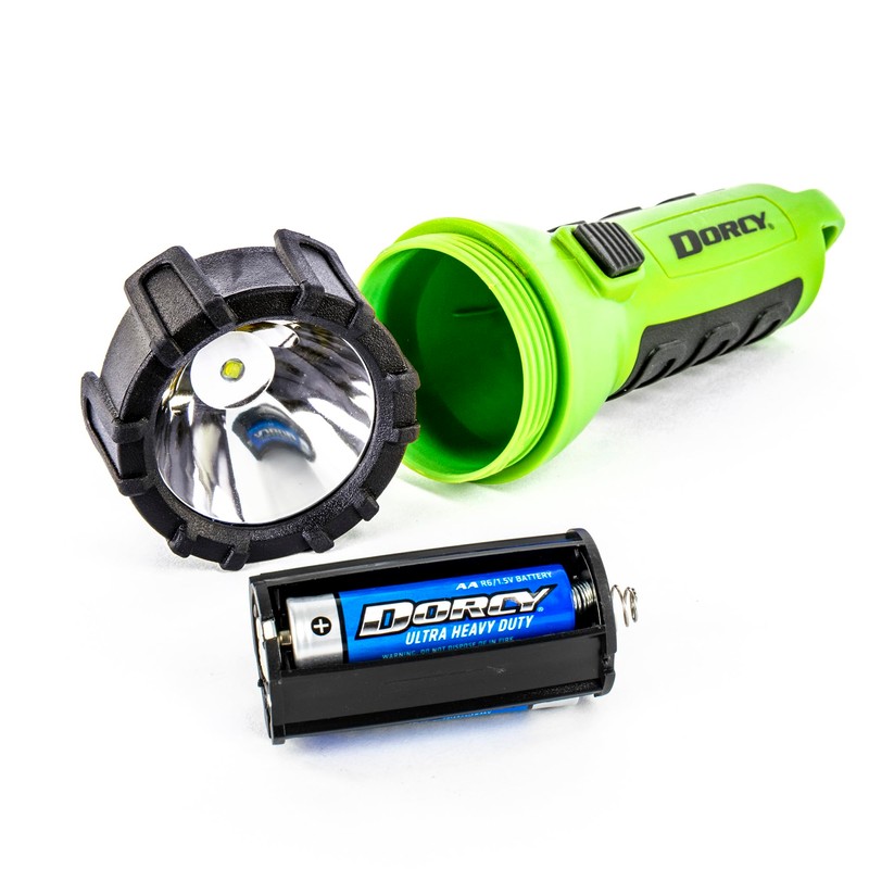 Dorcy 150 Lumen Floating Water Resistant LED Flashlight with Carabineer