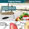 CVNRCLP Premium Y-Peeler - Rotatable Stainless Steel Vegetable & Fruit