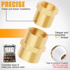 Ailbiuko 98PCS Brass Pipe Fittings Assortment Kit NPT Adapter,Reducer Bushing,