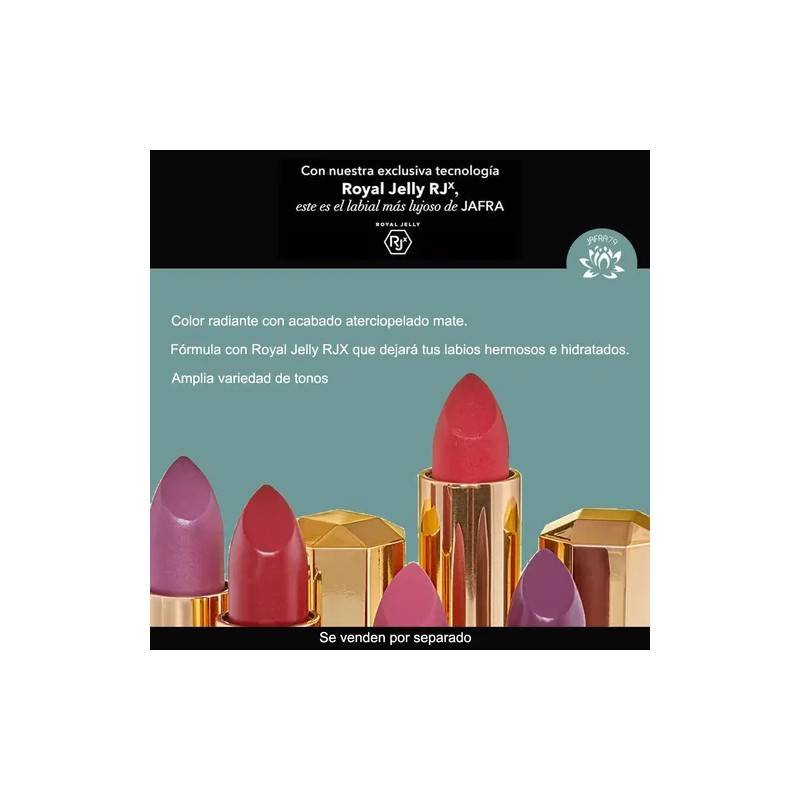Labial Royal Jelly Jafra Lipstick Maquillaje Varios Tonos