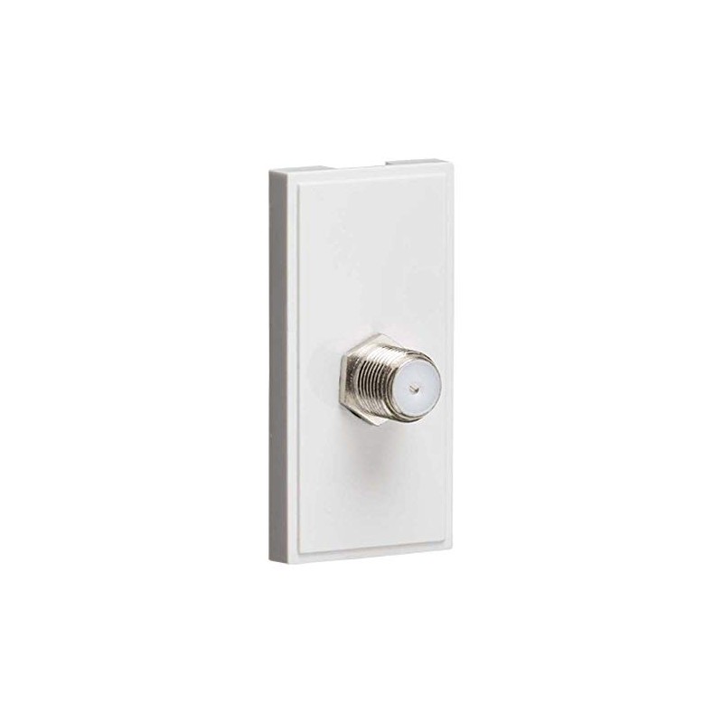 SAT TV Outlet Module 25 x 50mm - White
