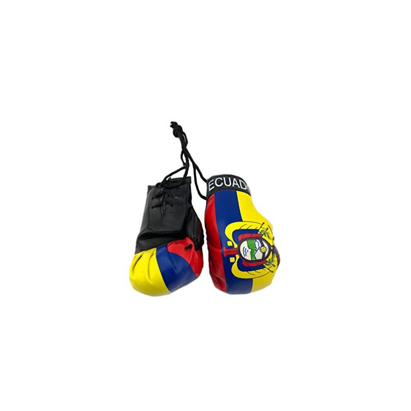Red Hat Ent Hanging Car Mirror Mini Boxing Gloves (Ecuador)