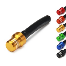 YSMOTO YSMOTO 6 Pcs Motorcycle Fuel Gas Cap Air Vent Tube Breather for All Most Pit Dirt Bike ATV Off Road, California Gold