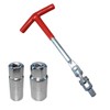 BDZMC Spark Plug Socket Wrench, T-handle Spark Plug Removal Tool,