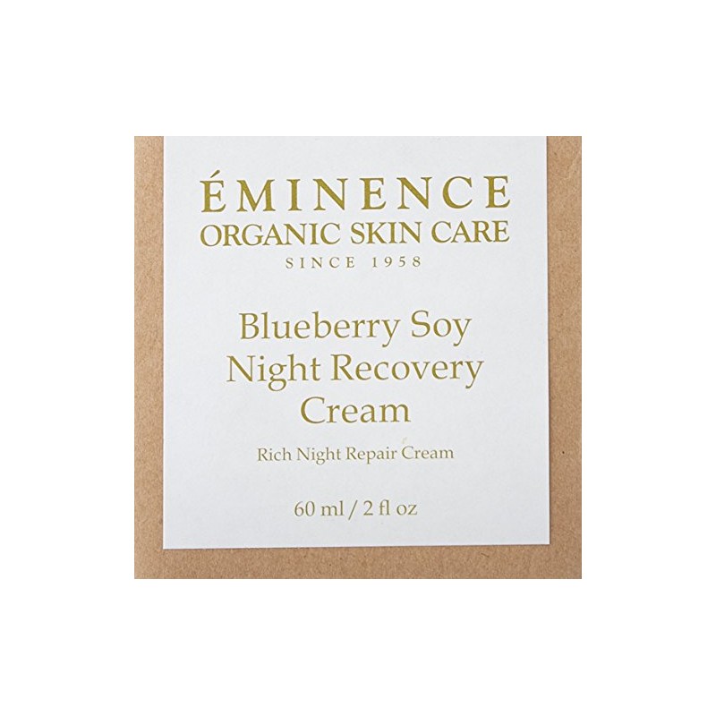 Eminence Blueberry Soy Night Recovery Cream, 2 Ounce