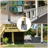 FMhotu 4x4 Concrete Post Base(2 PCS), Deck Post Base Holder