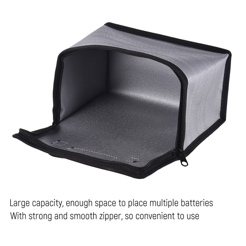 Fireproof Explosionproof Lipo Battery Safe Bag Portable Heat Resistant Pouch
