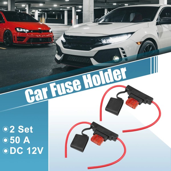 X AUTOHAUX 2 Set DC 12V 10 Gauge Car ATC