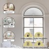 Half Moon Window Shade,Arch Window Shades Half Circle Self Adhesive