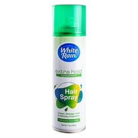 White Rain Aerosol Hairspray Unscented, Extra Hold 7 oz (Pack of 4)