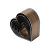7Pcs Leather Cutting Die High Carbon Steel Heart Shape Simple