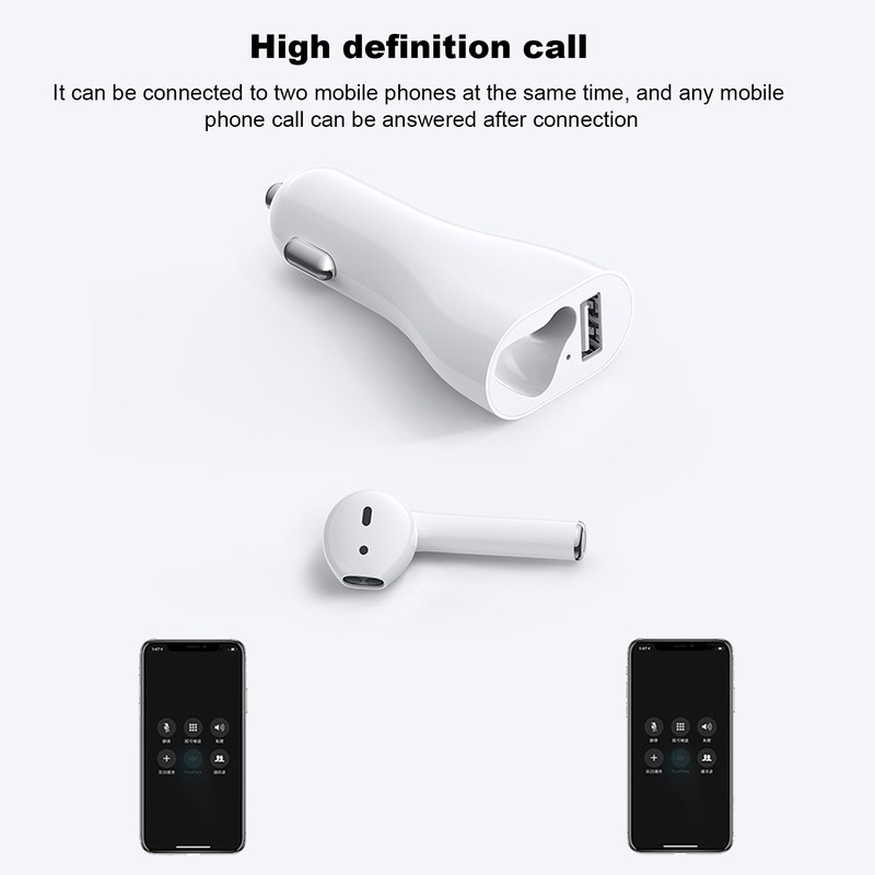 Vehiclemounted Car Charging Bluetooth Headset 5.0 Business Wireless Unilateral Earphone