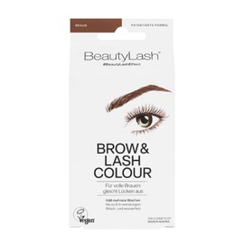BeautyLash BROW & LASH COLOUR - Balances Gaps for Full Brows and Intense Brown Eyelashes - Vegan, Smudge-proof and Waterproof - Lasts up to 6 Weeks - 7 ml