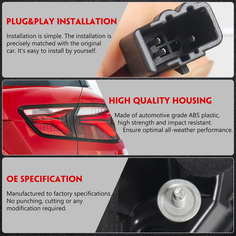 Huray Left LED Inner Tail Light Assembly Fit for Chevy