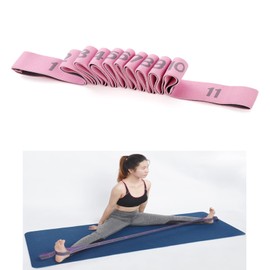 xlxdzyxgs Stretch Band, Fitness Band, Leg Stretcher, High Elasticity, 11 Strength Levels, For Adults, Unisex Stretching Belt, For Ballet, Yoga, Dance, Gymnastics, Ballet, Taekwondo, Etc., Yoga Stretch Strap, Training Belt, Anti-slip, Adjustable, Flexible