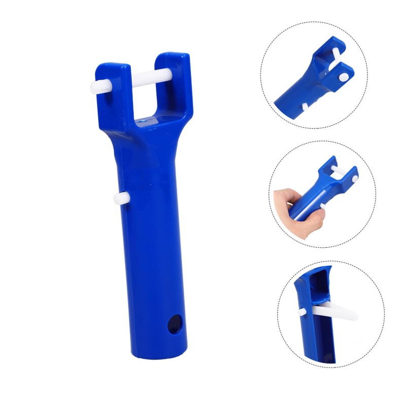 Kisangel 2pcs Pool Vacuum Handle Replacement for Efficient Pool Floor